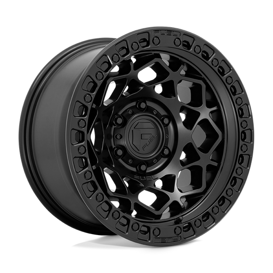 D78617907545 - Fuel Off-Road D786 Unit 17X9 5X127 -12 mm Matte Black With Matte Black Ring - Fuel Off-Road Wheels Canada