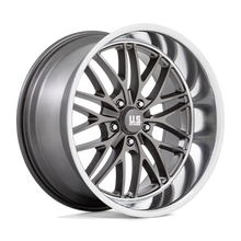 Charger l'image dans la galerie, U13920857350 - US Mag U139 Santa Cruz 20X8.5 5X127  6mm Anthracite With Diamond Cut Lip - US Mag Wheels Canada