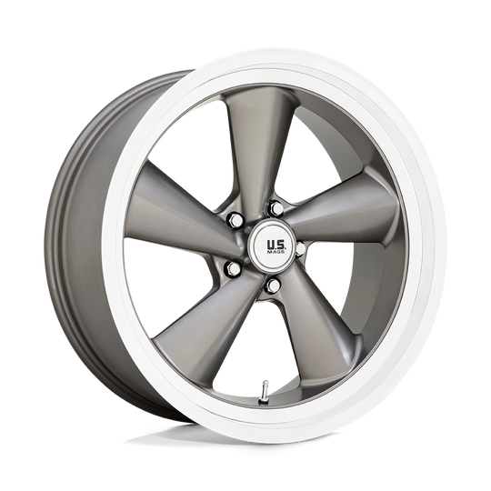 U13722907355R - US Mag U137 TS 22X9 5X127  15mm Anthracite With Diamond Cut Lip - US Mag Wheels Canada