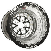 Load image into Gallery viewer, 84B-514210CB - Weld Racing V-Series 15X14 5X114.3 ET -64mm Black Center - Polished Shell - Weld Racing Wheels Canada