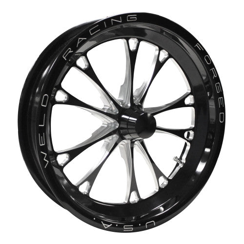 84B-1806256 - Weld Racing V-Series Frontrunner 18X6 Blank ET -8mm Black - Weld Racing Wheels Canada