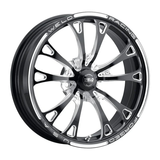 84C-1806257-B - Weld Racing V-Series Frontrunner 18X6 5X120 ET 5mm Gloss Black Milled - Weld Racing Wheels Canada
