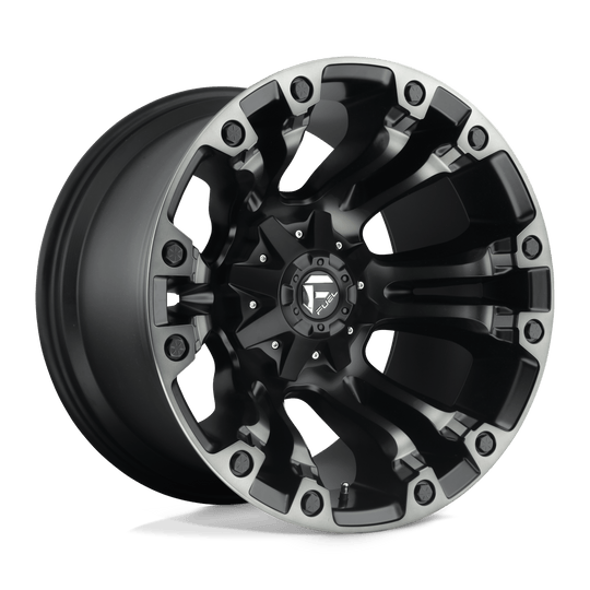 D85120901857A - Fuel Off-Road D851 Vapor 20X9 8X180 20mm Matte Black Gray Tint - Fuel Off-Road Wheels Canada