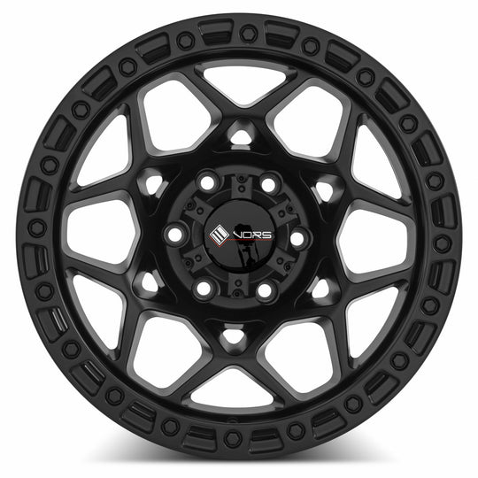 VE061790639-12MB - Vors VE6 17X8.5 6X139.7 -12MM Matte Black For Tacoma 4Runner FJ Cruiser - Vors Wheels Canada