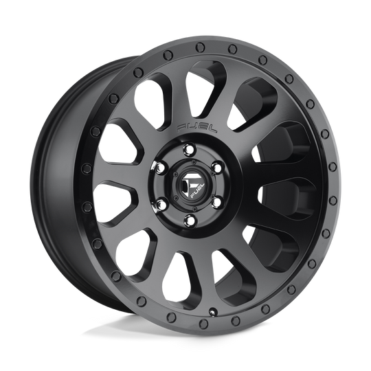 D57920008947 - Fuel Off-Road D579 Vector 20X10 6X135 -18 mm Matte Black - Fuel Off-Road Wheels Canada
