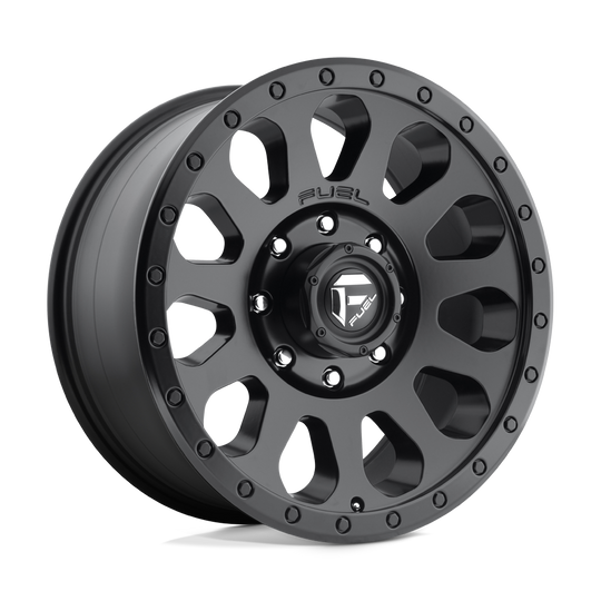 D57917857345 - Fuel Off-Road D579 Vector 17X8.5 5X127 ET -6mm Matte Black - Fuel Off-Road Wheels Canada