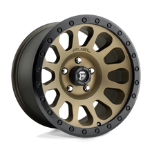 Load image into Gallery viewer, D60018905657 - Fuel Off-Road D600 Vector 18X9 5X150 20mm Matte Bronze Black Bead Ring - Fuel Off-Road Wheels Canada