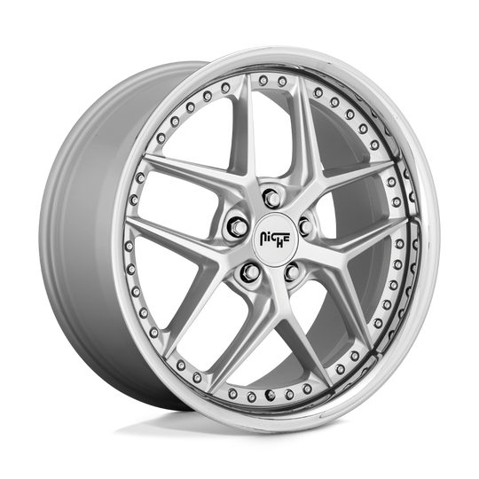 M225209021+35 - Niche M225 Vice 20X9 5X120  35mm Matte Silver - Niche Wheels Canada