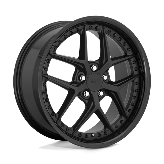 M2262005F8+40 - Niche M226 Vice 20X10.5 5X112  40mm Gloss Black Matte Black - Niche Wheels Canada