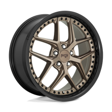 Load image into Gallery viewer, M227198565+35 - Niche M227 Vice 19X8.5 5X114.3  35mm Matte Bronze Black Bead Ring - Niche Wheels Canada