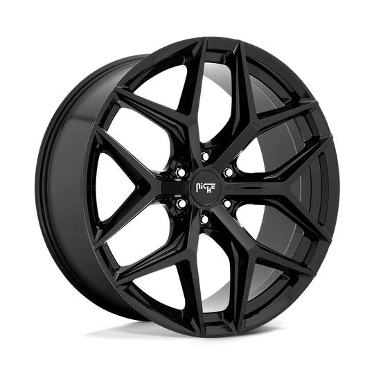 M231209089+30 - Niche M231 Vice 20X9 6X135  30mm Gloss Black - Niche Wheels Canada