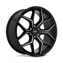 Charger l'image dans la galerie, M232240089+30 - Niche M232 Vice 24X10 6X135  30mm Gloss Black Milled - Niche Wheels Canada