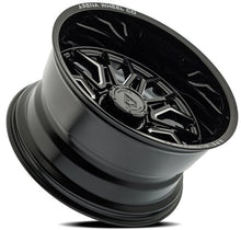 Load image into Gallery viewer, A117222075N04416 - Arena Violator 22X12 5X127 -44mm Gloss Black And Milled - Arena Wheels Canada