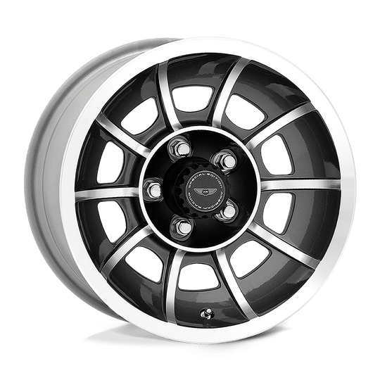 VN4758561 - American Racing VN47 Vector 15X8.5 5X120.65  6mm Anthracite Machined - American Racing Wheels Canada