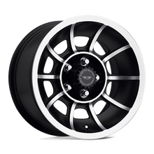 Load image into Gallery viewer, VN475765B - American Racing VN47 Vector 15X7 5X114.3  0mm Satin Black Machined - American Racing Wheels Canada
