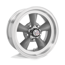Charger l'image dans la galerie, VN10558061US - American Racing VN105 Torq Thrust D 15X8 5X120.65  1mm Torq Thrust Gray Machined Lip - American Racing Wheels Canada