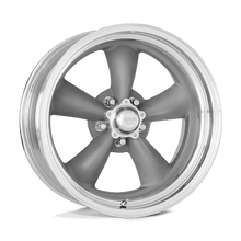 Load image into Gallery viewer, VNCL205470XX - American Racing VN205 Classic Torq Thrust II Custom 14X7 BLANK  mm Torq Thrust Gray Polished Lip - American Racing Wheels Canada