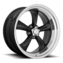 Charger l'image dans la galerie, VN31522150318 - American Racing VN315 Torq Thrust II 1 PC 22X11 5X127  18mm Gloss Black Machined Lip - American Racing Wheels Canada
