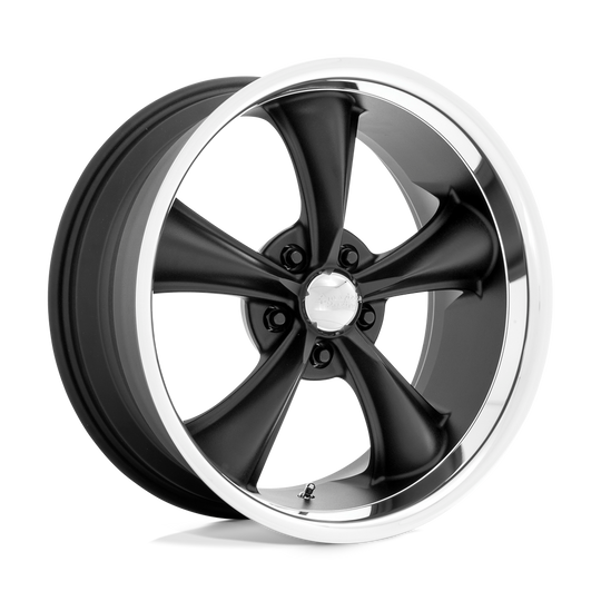 VN338188034702US - American Racing VN338 Boss 18X8 5X120.65  2mm Textured Black With Diamond Cut Lip - American Racing Wheels Canada