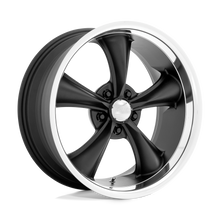 Load image into Gallery viewer, VN338201012702US - American Racing VN338 Boss 20X10 5X114.3  2mm Textured Black With Diamond Cut Lip - American Racing Wheels Canada