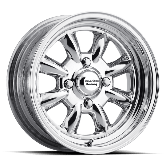 VN401550XX - American Racing VN401 Silverstone 15X5 BLANK  mm Polished - American Racing Wheels Canada
