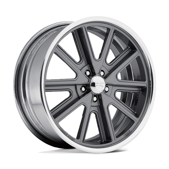 VN407205XX - American Racing VN407 20X10.5 BLANK  mm Two-Piece Mag Gray Center Polished Barrel - American Racing Wheels Canada