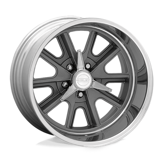 VN427795XX - American Racing VN427 Shelby Cobra 17X9.5 BLANK  mm Two-Piece Mag Gray Center Polished Barrel - American Racing Wheels Canada