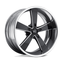 Load image into Gallery viewer, VN472880XX - American Racing VN472 Burnout 18X8 BLANK  mm Two-Piece Black Milled Center Polished Rim - American Racing Wheels Canada