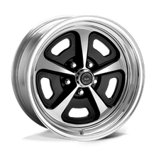 Charger l'image dans la galerie, VN500550XX - American Racing VN500 15X5 BLANK  mm Two-Piece Gloss Black Polished Center &amp; Barrel - American Racing Wheels Canada