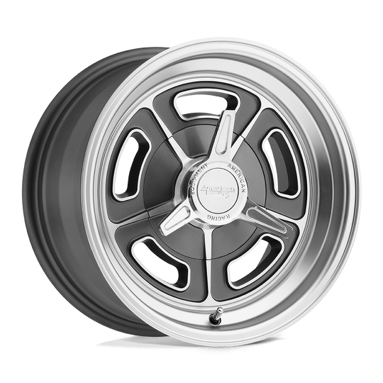 VN50251034532N - American Racing VN502 15X10 5X120.65 -32 mm Mag Gray Machined - American Racing Wheels Canada