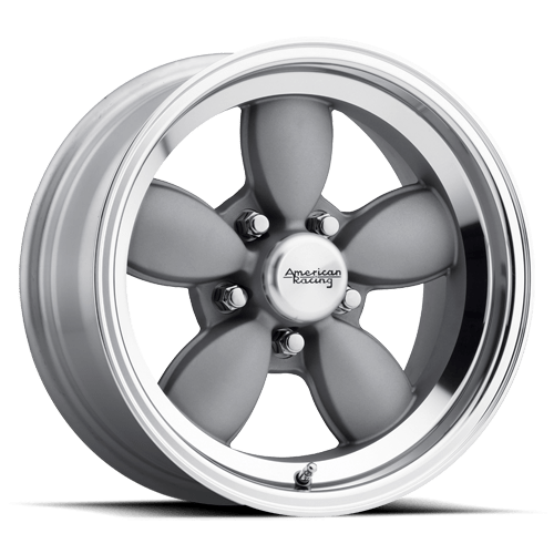 VN50478000400 - American Racing VN504 17X8 BLANK  0mm Mag Gray Center With Mirror Lip - American Racing Wheels Canada