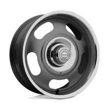 Charger l'image dans la galerie, VN50629561400 - American Racing Vintage VN506 20X9.5 6X139.7 0mm Mag Gray Center Polished Lip - American Racing Vintage Wheels Canada