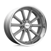 Load image into Gallery viewer, VN50729512400 - American Racing VN507 Rodder 20X9.5 5X114.3  0mm Vintage Silver Diamond Cut Lip - American Racing Wheels Canada