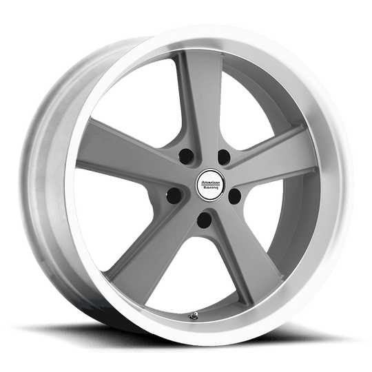 VN70121012435 - American Racing VN701 Nova 20X10 5X114.3  35mm Mag Gray Machined Lip - American Racing Wheels Canada