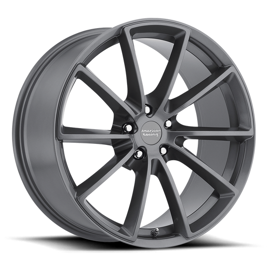 VN80629012440 - American Racing VN806 Fast Back 20X9 5X114.3  40mm Anthracite With Machined Face - American Racing Wheels Canada