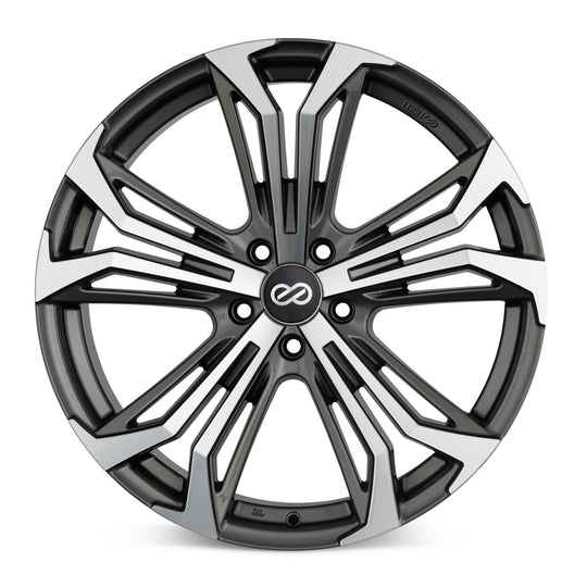 510-880-1240AM - Enkei Vortex 5 18X8 5X120 40mm Anthracite Machined - Enkei Wheels Canada