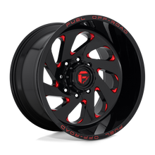Load image into Gallery viewer, D63820201747 - Fuel Off-Road D638 Vortex 20X12 8X170 -44 mm Gloss Black Red Tinted Clear - Fuel Off-Road Wheels Canada