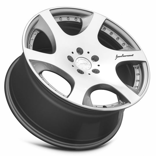 VP0319955xx15S-51235 - MRR VP3 19X9.5 5X112 35MM Silver Machine Face - MRR Wheels Canada