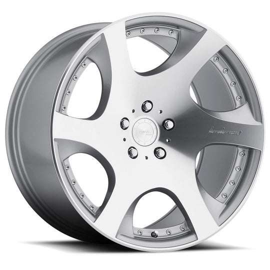 VP0320A55xx15S-52040 - MRR VP3 20X10.5 5X120 40MM Silver Machine Face - MRR Wheels Canada