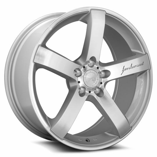 VP0519855xx20S - MRR VP5 19X8.5 BLANK MM Silver Machine Face - MRR Wheels Canada