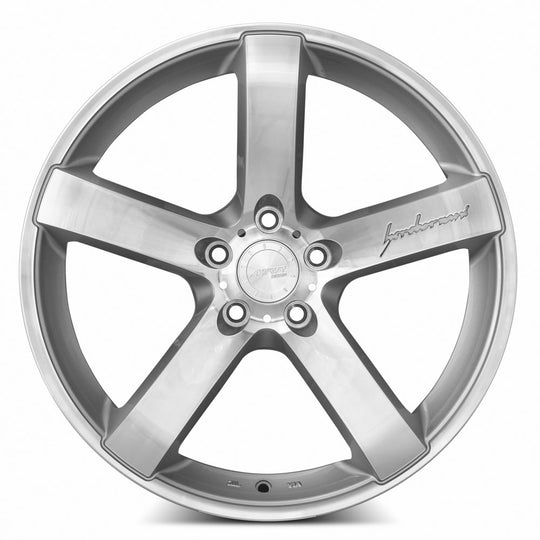 VP0519855xx20S - MRR VP5 19X8.5 BLANK MM Silver Machine Face - MRR Wheels Canada