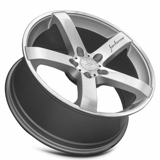 VP0519855xx20S - MRR VP5 19X8.5 BLANK MM Silver Machine Face - MRR Wheels Canada