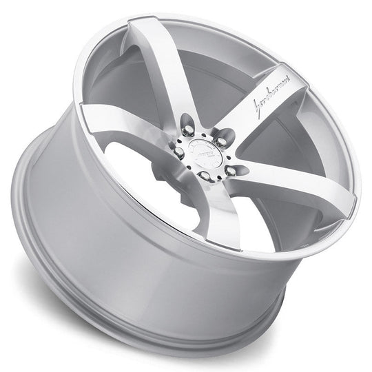 VP0518955xx20S-51245 - MRR VP5 18X9.5 5X112 45MM Silver Machine Face - MRR Wheels Canada