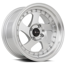 Charger l'image dans la galerie, VR02158040020S - Vors VR2 15X8 4X100 20MM Silver Machine Face Lip Chrome Rivet - Vors Wheels Canada