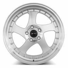 Load image into Gallery viewer, VR02189051435S-520 - Vors VR2 18X9 5X120 35MM Silver Machine Face Lip Chrome Rivet - Vors Wheels Canada