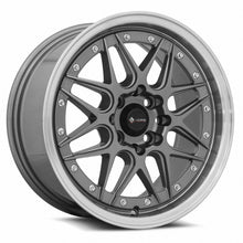 Load image into Gallery viewer, VR0716708H38GM-498 - Vors VR7 16X7 4X98 38MM Gun Metal Machine Lip Chrome Rivet - Vors Wheels Canada