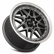 Charger l'image dans la galerie, VR0715708H35GM-498 - Vors VR7 15X7 4X98 35MM Gun Metal Machine Lip Chrome Rivet - Vors Wheels Canada