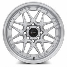 Load image into Gallery viewer, VR0716708H38S - Vors VR7 16X7 4X114.3 / 4X100 38mm Silver Machine Face Lip Chrome Rivet - Vors Wheels Canada