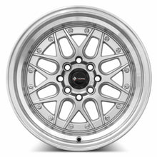Load image into Gallery viewer, VR0715808H0S-498 - Vors VR7 15X8 4X98 0MM Silver Machine Face Lip Chrome Rivet - Vors Wheels Canada