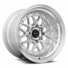 Load image into Gallery viewer, VR0715908H0S-498 - Vors VR7 15X9 4X98 0MM Silver Machine Face Lip Chrome Rivet - Vors Wheels Canada